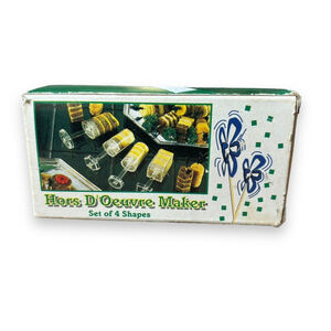 NEW NIB Vintage Hors d'Oeuvre Maker Appetizers Canapes Party Mid Century Modern